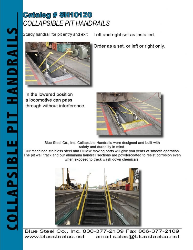 Collapsible Pit Handrails