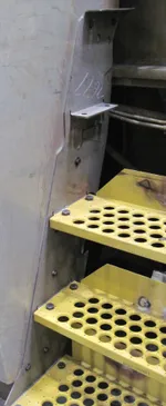 GE Locomotive Step Stringer