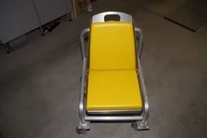 Electrician Work Seat for use in Locomotive Repair Facility